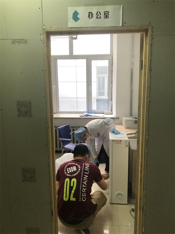 哈尔滨医院安装米微紫外线空气消毒机